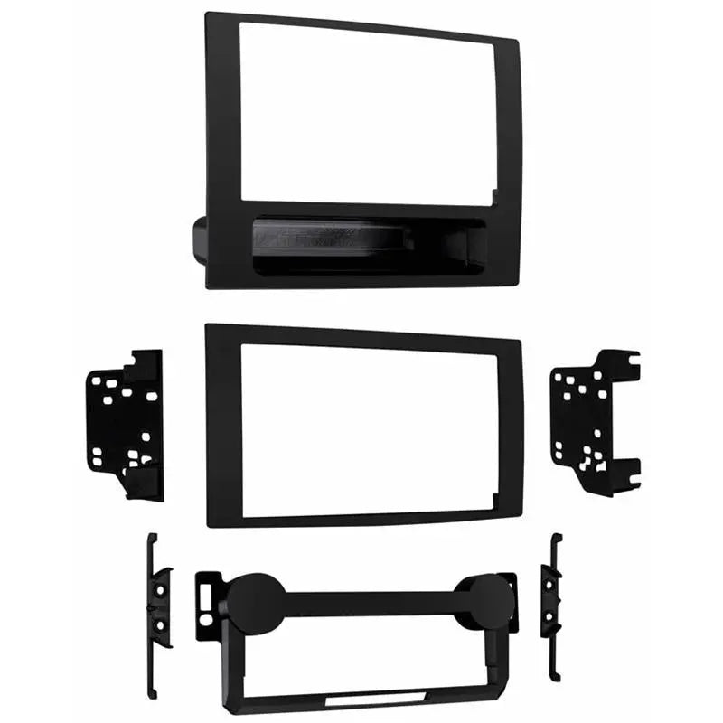 Metra 95-6534B Black Double DIN Dash Kit for Select 2007-08 Dodge/Jeep Metra