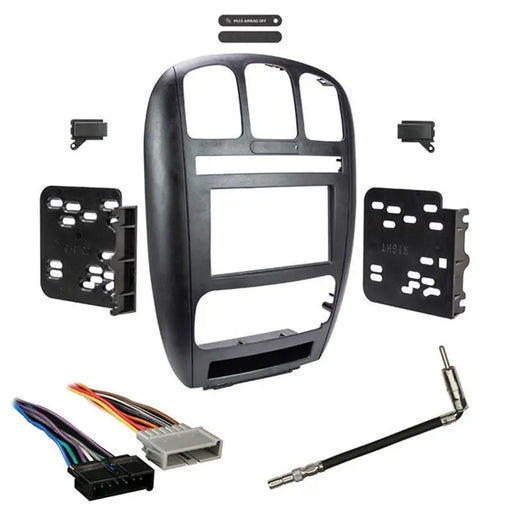 Metra 95-6539 2 Din Dash Kit Combo 2001 Dodge Caravan Chrysler Town & Country Metra