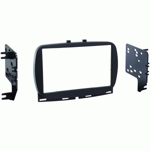 Metra 95-6544B Black Double DIN Dash Kit for Select 2016-up Fiat 500 Metra