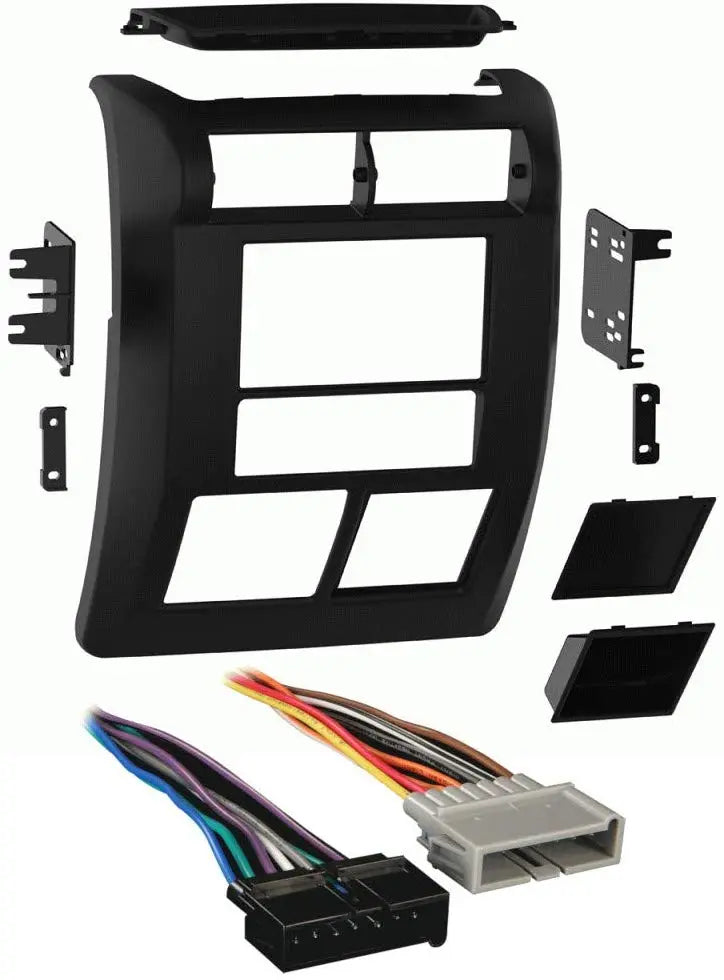 Metra 95-6549 2-DIN Dash Kit For Select 97-02 Jeep Wrangler w/ Harness Combo Metra