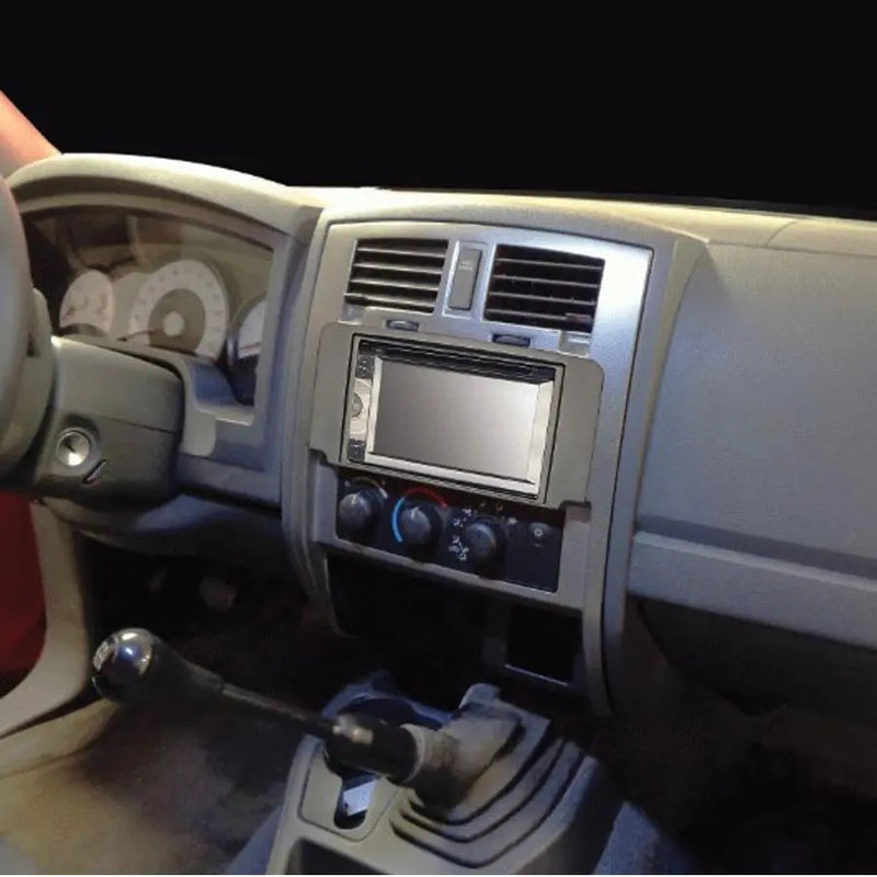 Metra 95-6557B Double DIN Car Dash Kit For Dodge Dakota 2005-2007 Matte Black Metra