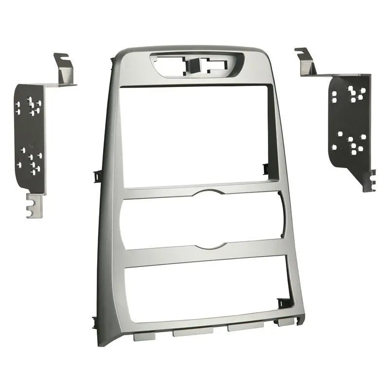 Metra 95-7336S Silver Double DIN Dash Kit for Select Hyundai Genesis Metra