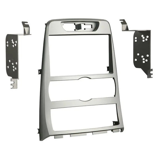 Metra 95-7336S Silver Double DIN Dash Kit for Select Hyundai Genesis Metra