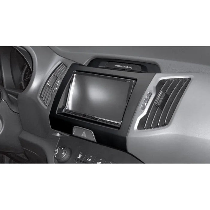 Metra 95-7344CH Double DIN Dash Kit for select 2011-2016 Kia Sportage - Charcoal Metra