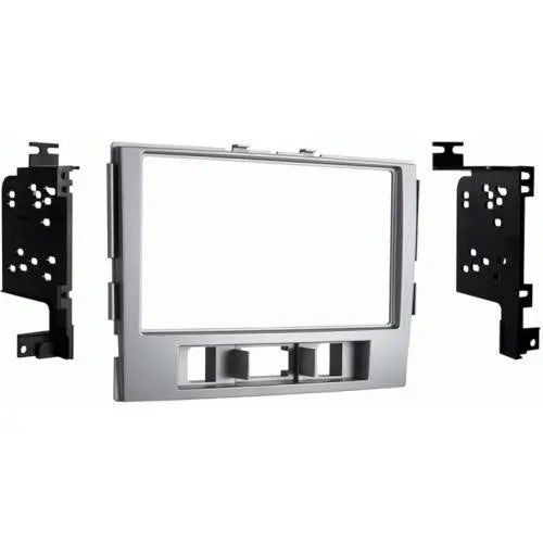 Metra 95-7361S Silver Double DIN Dash Kit for 2010-12 Hyundai Santa Fe Metra