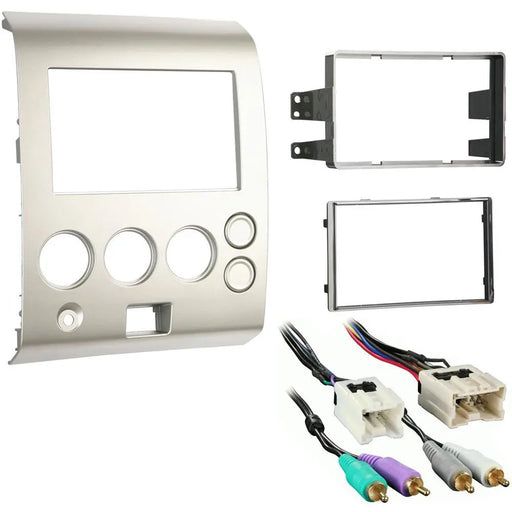 Metra 95-7406 2-DIN Dash Kit + Amp Harness for Select 2004-2007 Nissan Metra