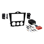 Metra 95-7510 Black Double DIN Stereo Dash Kit for 2004-08 Mazda RX-8 Metra