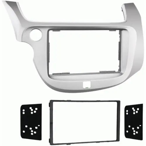Metra 95-7877S Silver Double DIN Stereo Dash Kit for 2009-up Honda Fit Metra