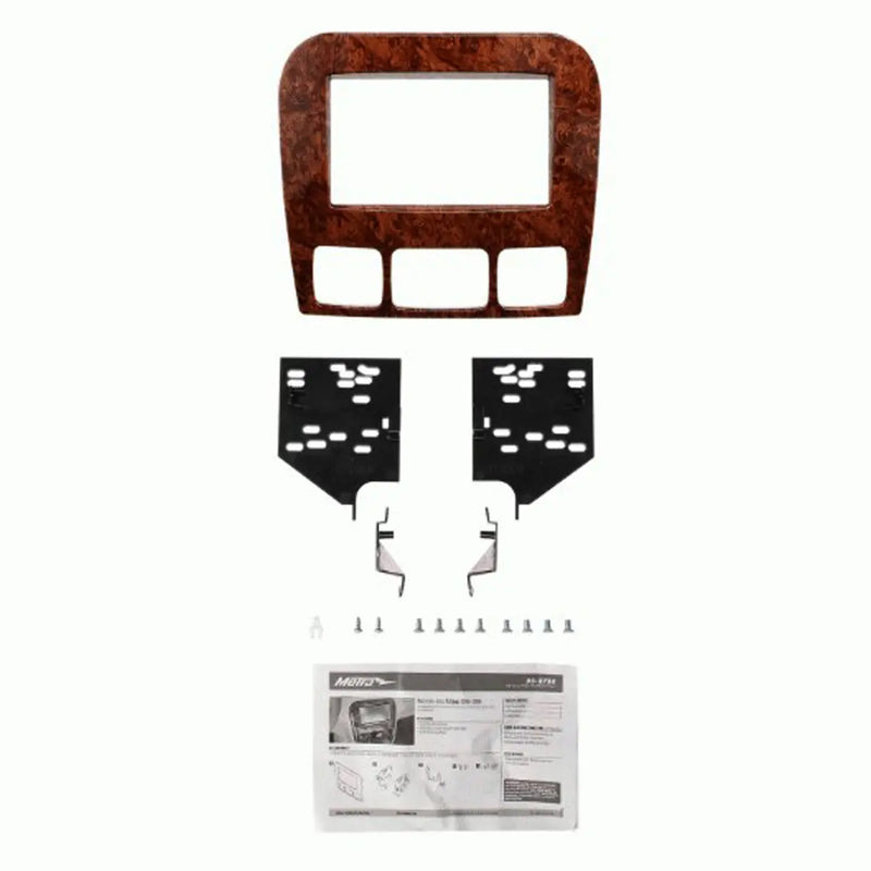 Metra 95-8734W 2DIN Dash Kit for Select 2000-2006 Mercedes Benz S-Class Vehicles Metra