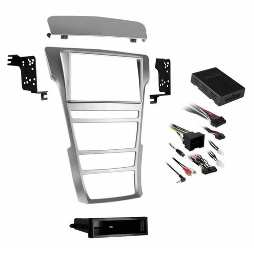 Metra 99-3018S Silver 1 or 2 DIN Dash Kit for 2008-2015 Cadillac CTS Metra