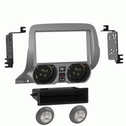 Metra 99-3028S 1-2 DIN Dash Kit for select Chevrolet Camaro 2010-2015, Silver Metra