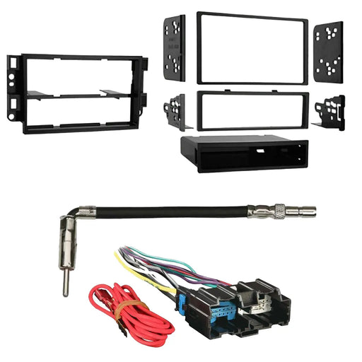 Metra 99-3306 1 or 2 DIN Dash Kit  w/ Wire Harness & Antenna Adapter for 2007-2008 Chevrolet Aveo/Pontiac G3 Vehicles Metra