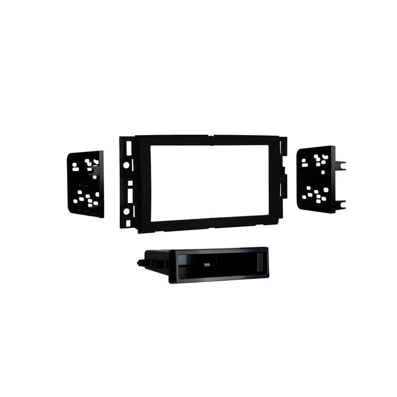 Metra 99-3321B Single/Double DIN Matte Black Stereo Dash Kit with Pocket Metra