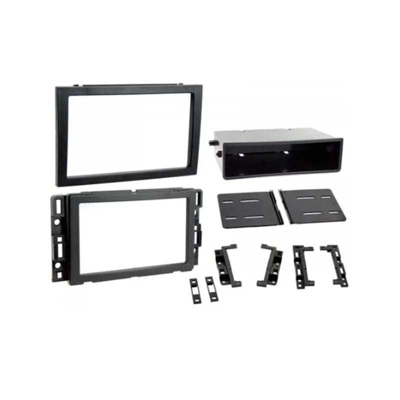 Metra 99-3321B Single/Double DIN Matte Black Stereo Dash Kit with Pocket Metra