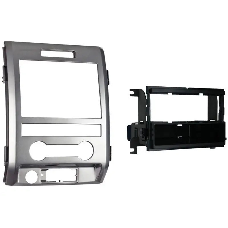 Metra 99-5820SS High Gloss Smoked Satin 1-DIN Dash Kit for Select Ford Metra