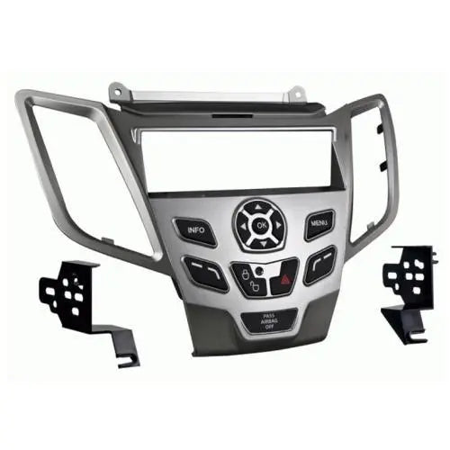 Metra 99-5825S Single DIN Silver Stereo Dash Kit for 11-up Ford Fiesta Metra