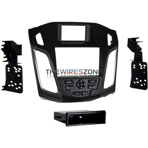 Metra 99-5827G Single/Double DIN Dash Kit w/ Grey Vent for Ford Focus Metra