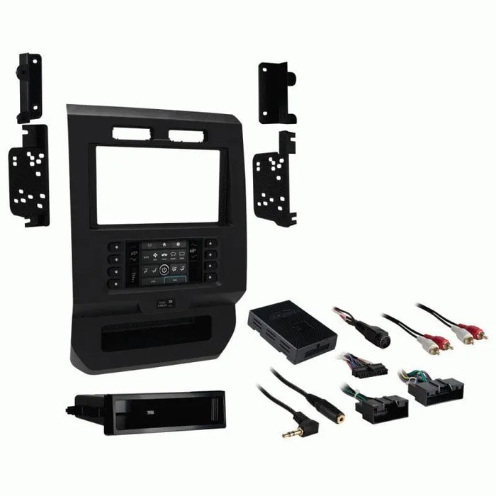 Metra 99-5834CH Single/Double DIN Dash Install Kit For Select Ford Trucks 2015-2018 Metra