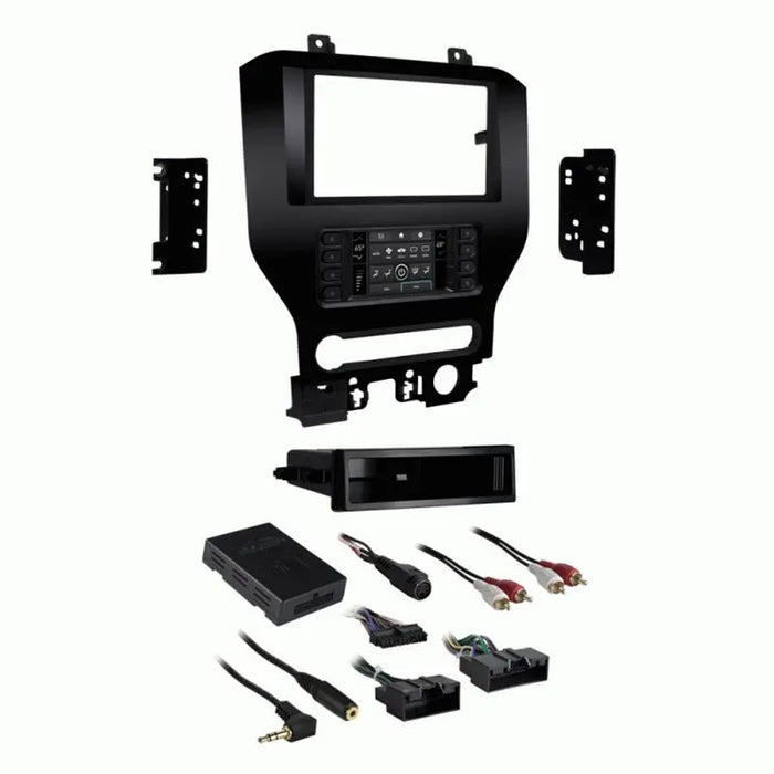 Metra 99-5840CH 1-2DIN Dash Kit for Ford Mustang 2015-up (w/8" screen) Metra