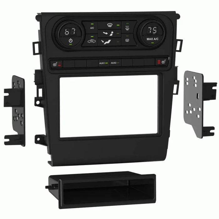 Metra 99-5854B Single or Double DIN Dash Kit for Ford Fusion 2013-2019 (with single zone climate controls) Metra