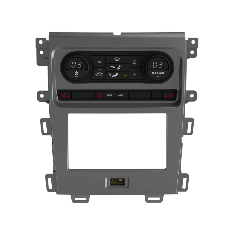 Metra 99-5855CH Single or Double DIN Dash Kit for select Ford Edge 2011-2014 (with single zone climate controls) Metra