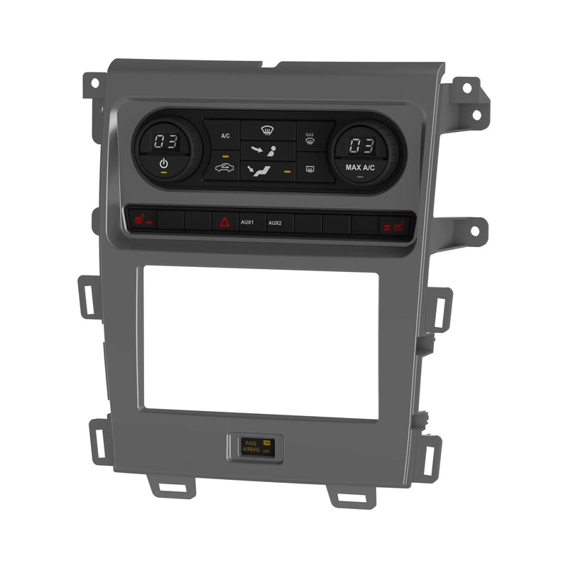 Metra 99-5855CH Single or Double DIN Dash Kit for select Ford Edge 2011-2014 (with single zone climate controls) Metra