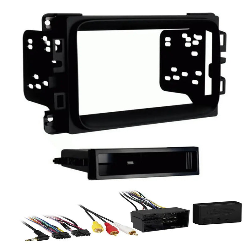 Metra 99-6518B Single/Double DIN Dash Kit for 2013 Dodge Ram with Data Interface Metra