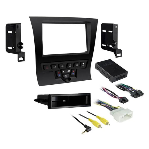 Metra 99-6525HG Black Single/Double DIN Dash Kit for Select Chrysler Metra