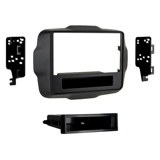 Metra 99-6532B Black Single DIN Dash Kit for 2015-up Jeep Renegade Metra