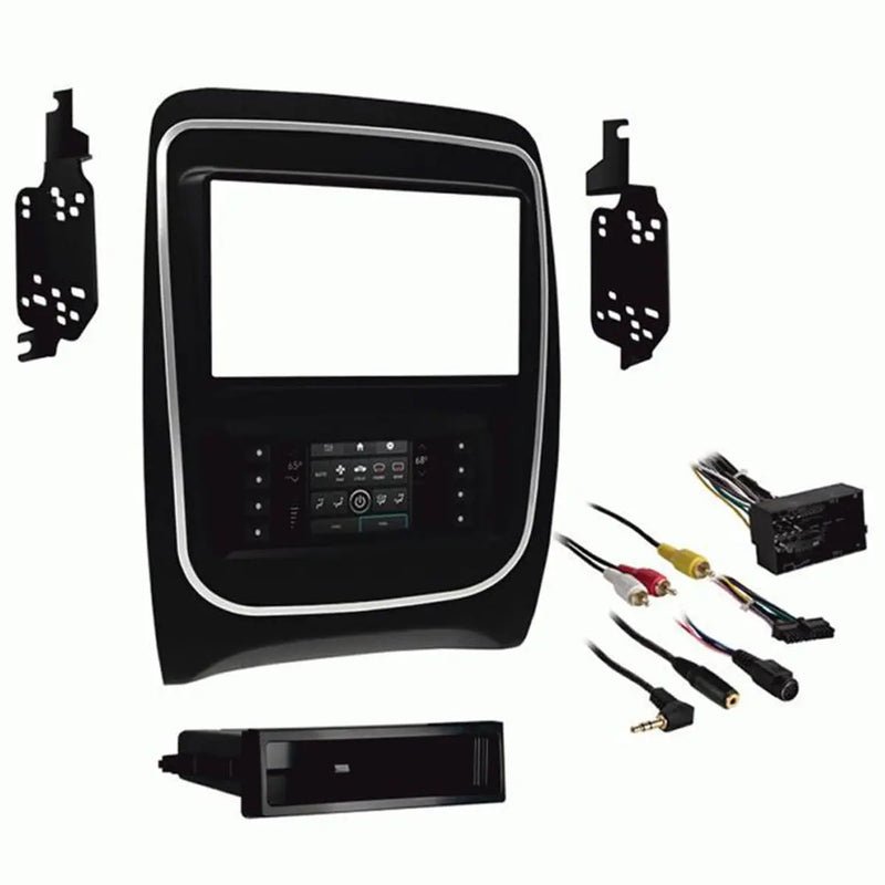 Metra 99-6537B 1-2DIN Turbo Touch Dash Kit for Dodge Durango 2014-2017 Metra
