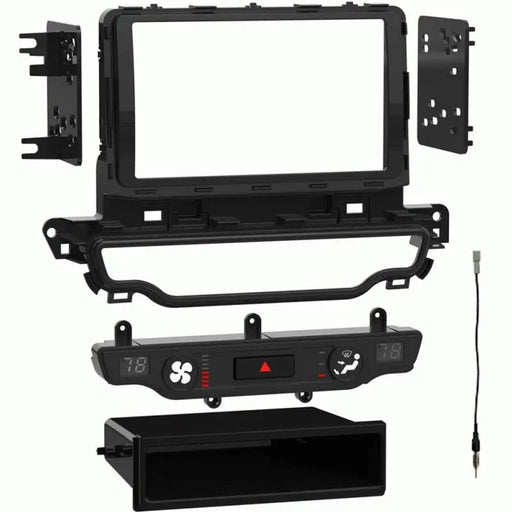 Metra 99-7382HG Single or Double DIN Dash Kit for 2017-Up Kia Niro (w/o NAV) Metra