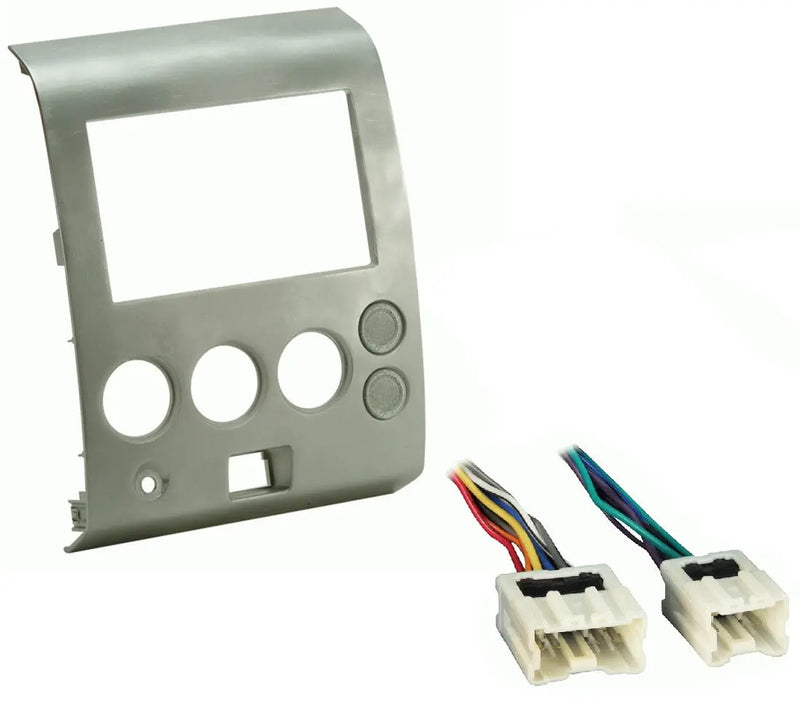 Metra 99-7406 Single DIN Dash Kit + Harness for Select 2004-07 Nissan Metra