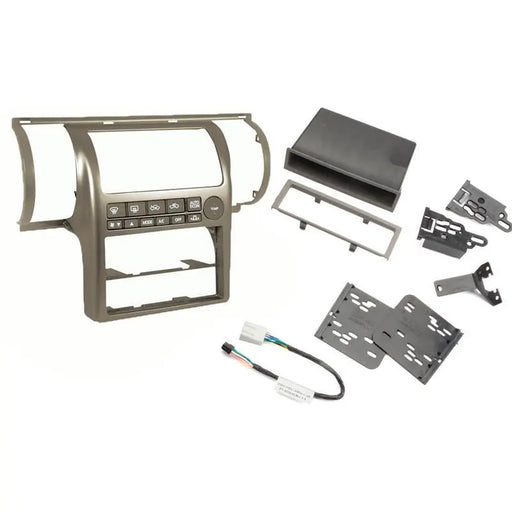 Metra 99-7604T Tan Single/Double DIN Dash Kit Combo for 2003-2004 Infiniti G35 Metra
