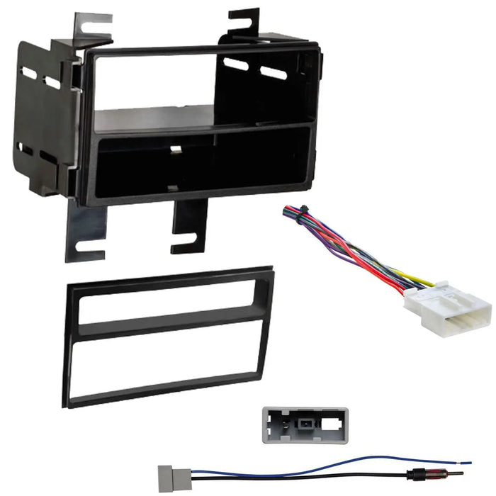 Metra 99-7611 1 or 2 DIN Dash Kit for Nissan Rogue 2011-Up w/ Wire Harness & Antenna Adapter Metra
