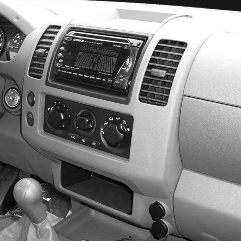 Metra 99-7635 Single or Double DIN Dash Kit for Select 2005-2015 Nissan and Suzuki Vehicles Metra