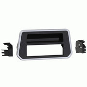 Metra 99-7637 Single DIN Car Stereo Dash Kit for Select 2019-2021 Nissan Altima Vehicles- Black/Silver Metra