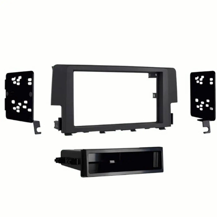 Metra 99-7812B Single DIN Dash Kit for Honda Civic w/ Data Interface & Antenna Adapter Metra
