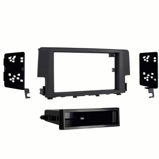 Metra 99-7812B Single DIN Dash Kit for Select 2016-UP Honda Civic LX Vehicles -Matte Black Metra