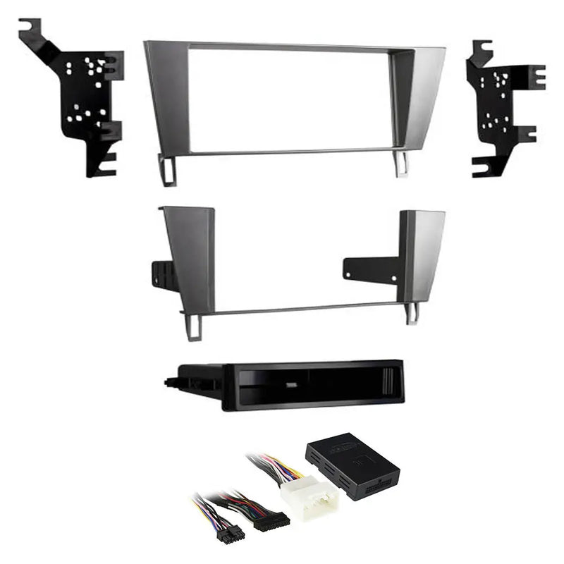 Metra 99-8161S Silver Single/Double DIN Dash Kit for Lexus SC430 with Interface Harness Metra