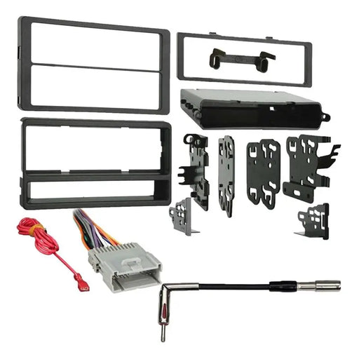 Metra 99-8205 Single/Double DIN Dash Kit + Harness for 2003-2008 Pontiac Vibe Metra