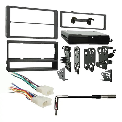 Metra 99-8205 Single/Double DIN Dash Kit + Harness for 2005-2008 Toyota Matrix Metra