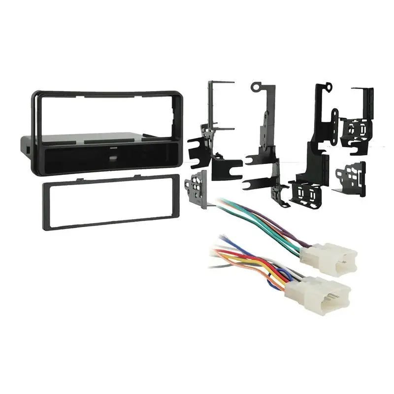 Metra 99-8206 Single DIN Dash Kit + Harness for Select 2001-09 Toyota Metra
