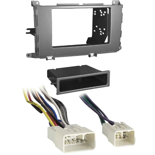 Metra 99-8229S 1 or2 DIN Dash Kit w/ Power 4 Speaker Wire Harness for Toyota Vehicles Metra