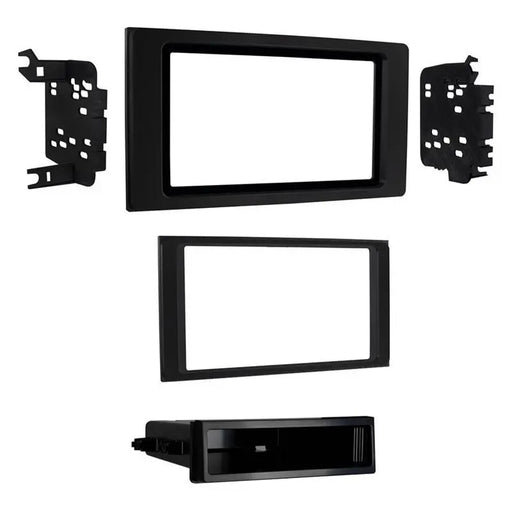 Metra 99-8251B Matte Black 1 or 2 DIN Dash Kit for 16-up Toyota Tacoma Metra