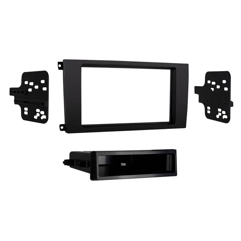 Metra 99-9604B Black 1 or 2 DIN Dash Kit for 2003-2010 Porsche Cayenne Metra