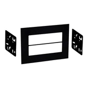 Metra 99-9999 Universal ISO Trim Mount Kit for Double DIN Radio Installation -Black Metra