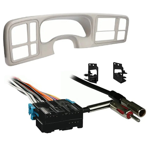 Metra DP-3002PWT Double DIN Dash Kit Combo for 1999-2002 GM Full-size Trucks and SUV's Metra