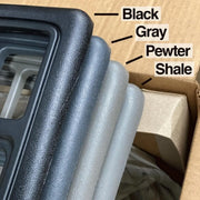 Metra DP-3002SHL 2 DIN Dash Kit w/ Amp Harness & Antenna Adapter for GM Vehicles (Shale) Metra