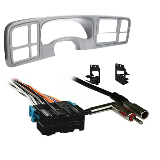 Metra DP-3002SHL Double DIN Install Dash Kit Combo for 1999-2002 GM Full-size Trucks and SUV's Metra