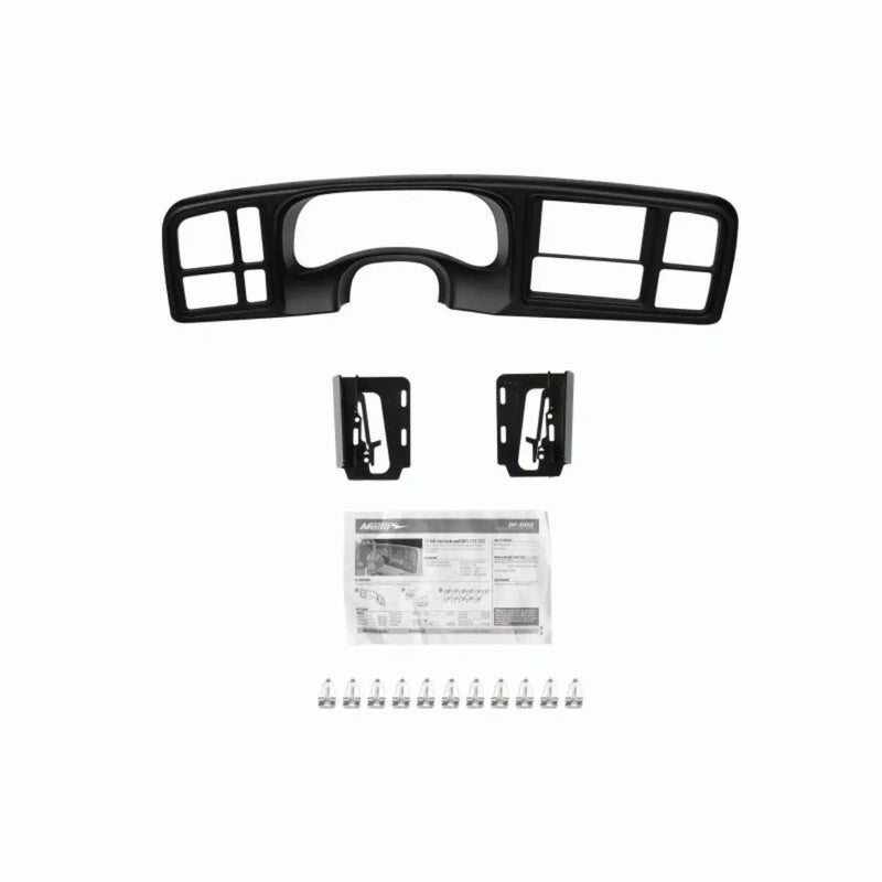 Metra DP-3002TB 2 DIN Dash Kit w/ Amp Harness & Antenna Adapter for GM Vehicles (Textured Black) Metra